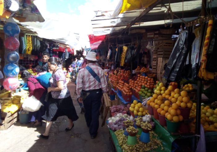 Picture of the minupal market in San Cristobal de las Casas Chiapas Mexico